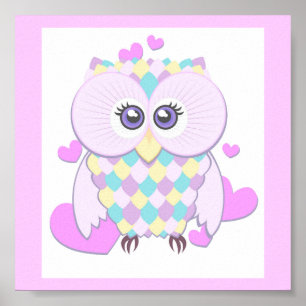 Affiches Cute Owl