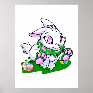 Affiches Cybunny vert à travers les moteurs
