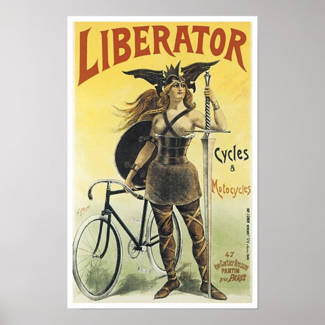 Affiches Cycles Liberator & Motos (Devant)