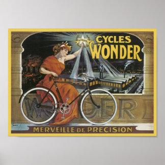 Affiches Cycles Merveille Merveille de Precision