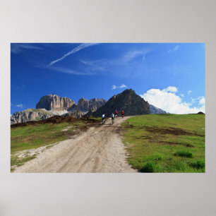 Affiches cycling on Dolomites