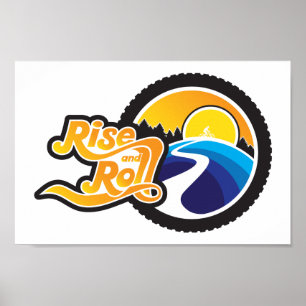 Affiches cycliste montée et roulée