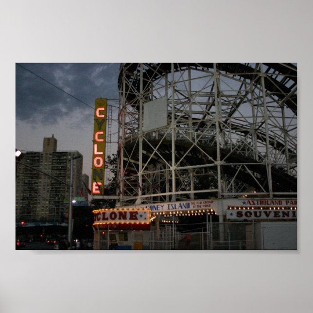 Affiches Cyclone de Coney Island (Devant)