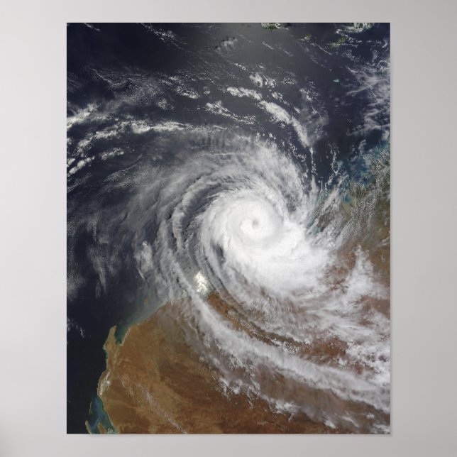Affiches Cyclone tropical Billy sur l'Australie 2 (Devant)