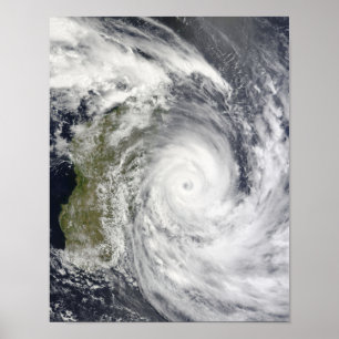 Affiches Cyclone tropical Gael outre du Madagascar 2