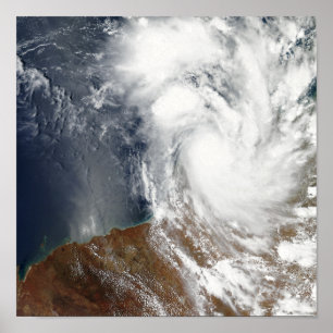 Affiches Cyclone tropical Laurence