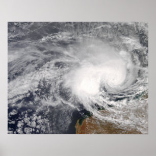 Affiches Cyclone tropical Nicholas outre de l'Australie