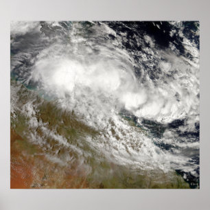Affiches Cyclone tropical Olga sur le nord-est de l'Austral