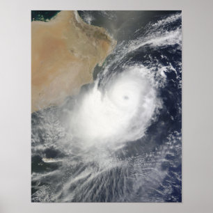 Affiches Cyclone tropical Phet en Mer d'Oman