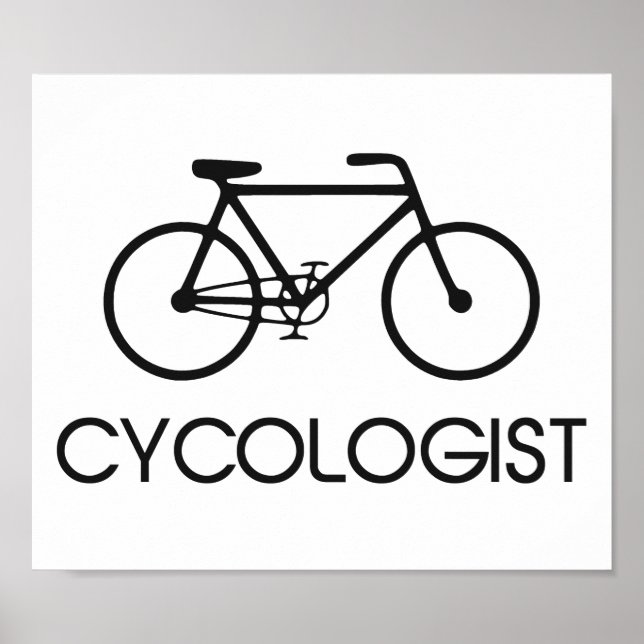 Affiches Cycologist Cycling Cycle (Devant)