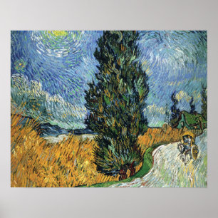 Affiches Cyprès de Van Gogh