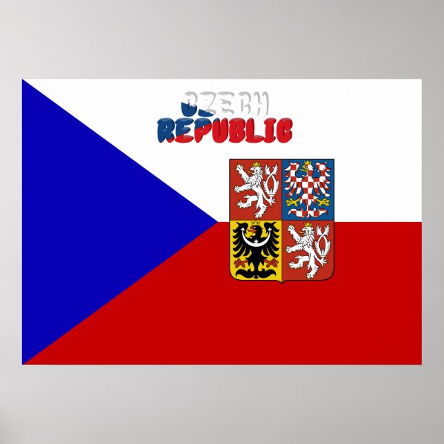 Affiches Czech flag (Devant)