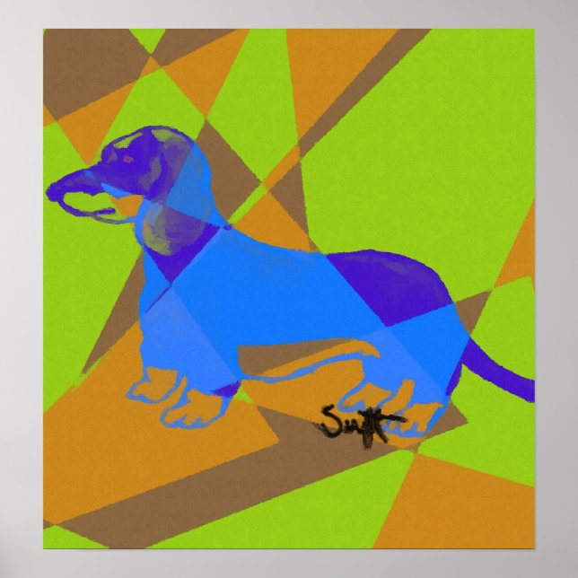 Affiches Dachshund (Devant)