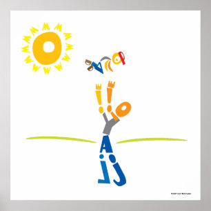 Affiches Dactylographiez la copie de papa - fête des pères