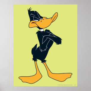 Affiches DAFFY DUCK™ avec bras croisés