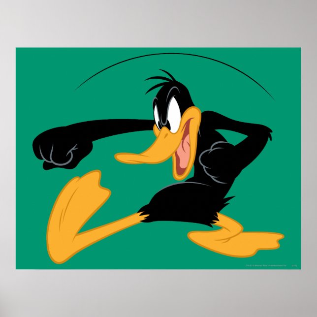 Affiches DAFFY DUCK™ Balayage d'un poinçon (Devant)