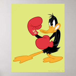 Affiches DAFFY DUCK™ le Boxeur