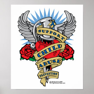 Affiches Dagger pour la prévention de la maltraitance des e