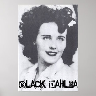 Affiches Dahlia noire