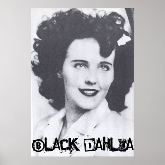Affiches Dahlia noire (Devant)