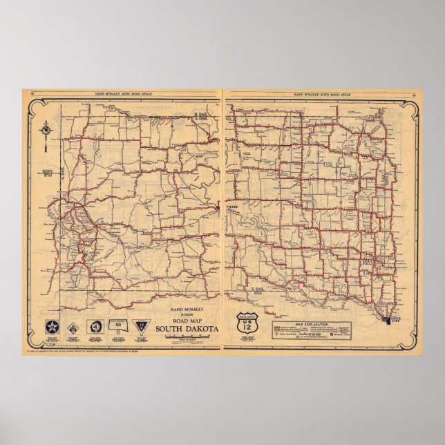 Affiches Dakota du Sud (Devant)