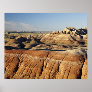 Affiches Dakota du Sud, Parc national des Badlands, Badland