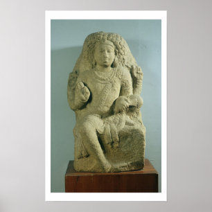 Affiches Dakshinamurti, Tamil Nadu, dynastie Pallava (grani