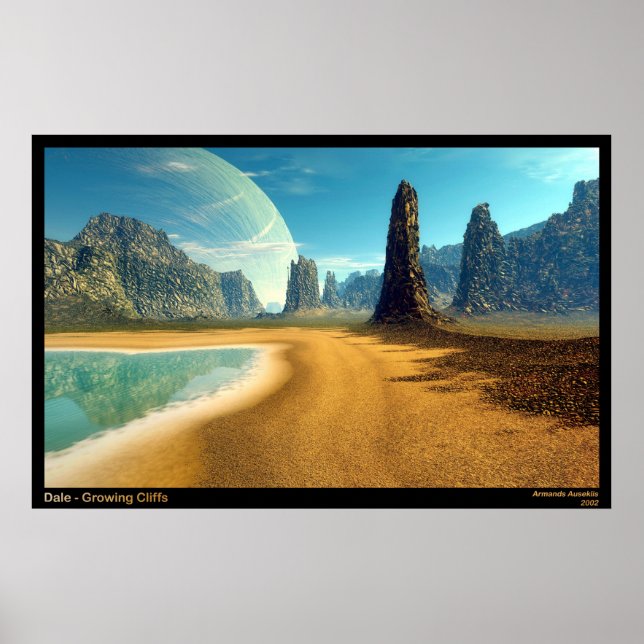 Affiches Dale - Falaises en croissance (Devant)