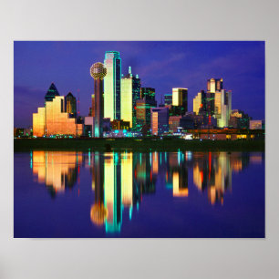 Affiches Dallas Skyline