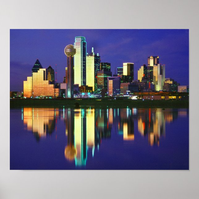 Affiches Dallas Skyline (Devant)