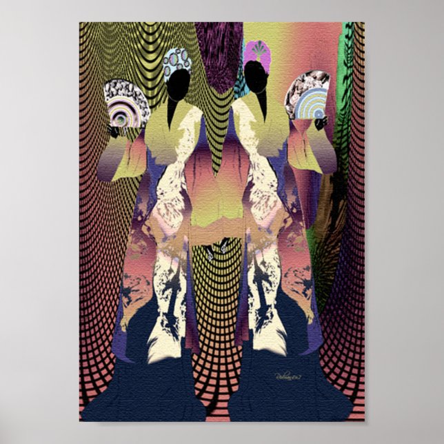 Affiches Dame créole haïtienne (Devant)