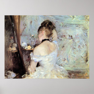 Affiches Dame dans les toilettes par Berthe Morisot