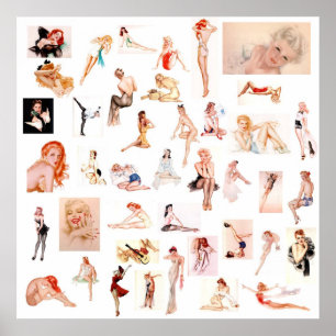 Affiches Dames de dames de dames ! Copie de toile