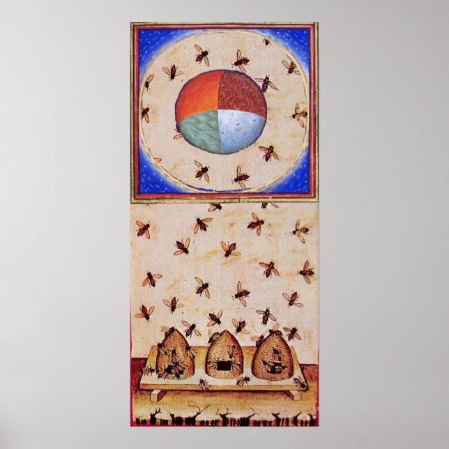 AFFICHES DANCE OF THE HONEY BEES  WITH FOUR ELEMENTS (Devant)