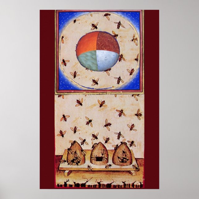 AFFICHES DANCE OF THE HONEY BEES  WITH FOUR ELEMENTS (Devant)