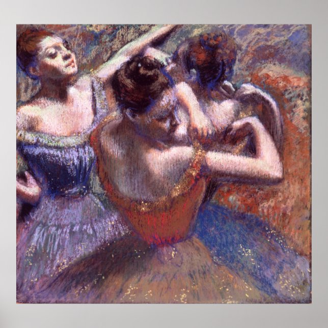 Affiches Dancers by Edgar Degas (Devant)