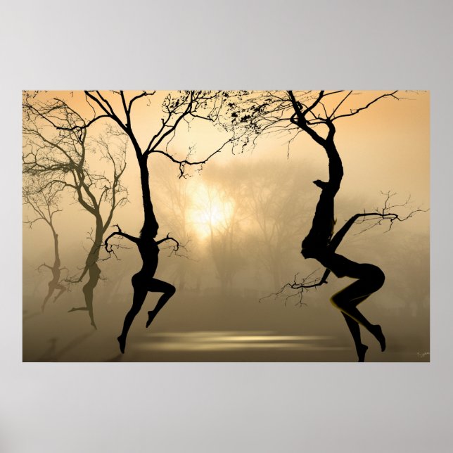 Affiches Dancing Trees (Devant)