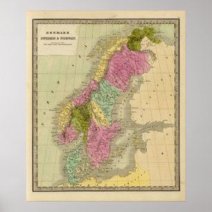 Affiches Danemark, Suède et Norvège