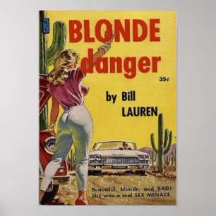 Affiches Danger blond