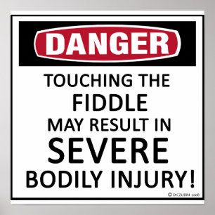 Affiches Danger Fiddle