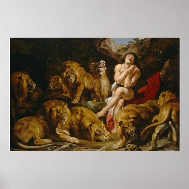 AFFICHES DANIEL DANS LES LIONS DEN (Devant)