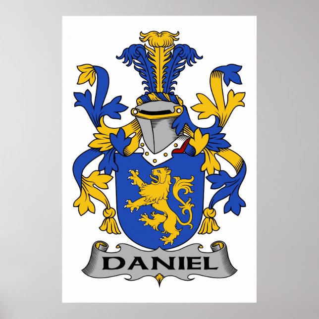 Affiches Daniel Family Crest (Devant)