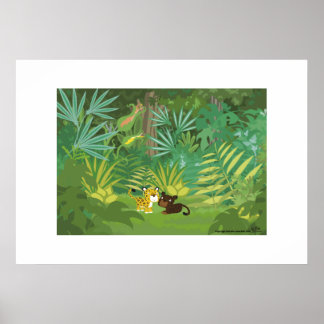 Affiches Dans la jungle