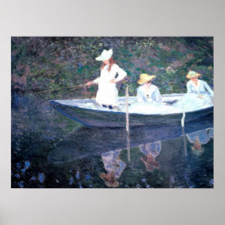 Affiches Dans le bateau Norvegienne à Giverny