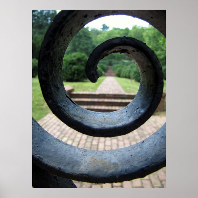 Affiches Dans le jardin (Devant)