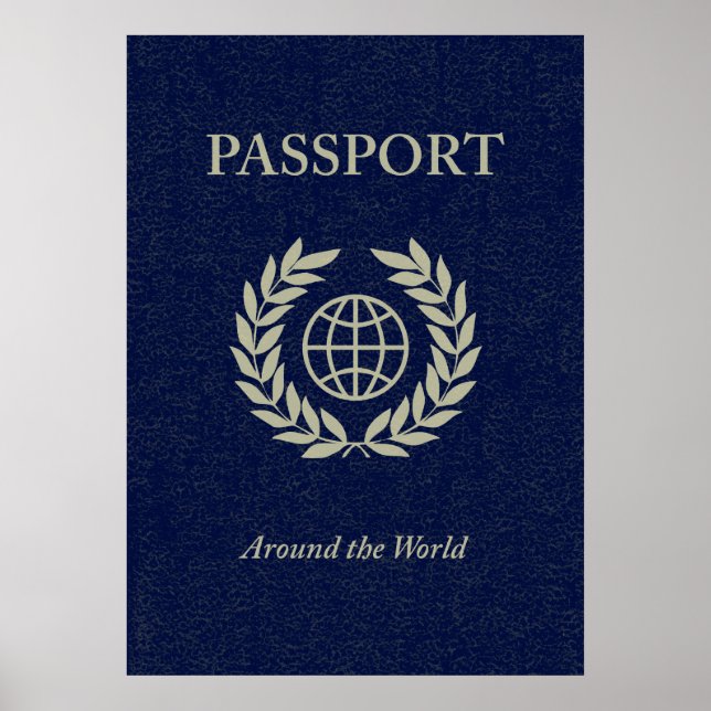 Affiches dans le monde : passeport (Devant)