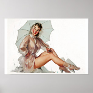 Affiches Dans le Pin de pluie