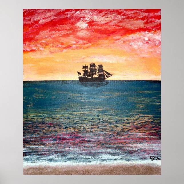 Affiches Dans le soleil (Devant)