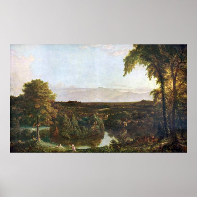 Affiches Dans les Catskill -Thomas Cole par Frederick Churc (Devant)