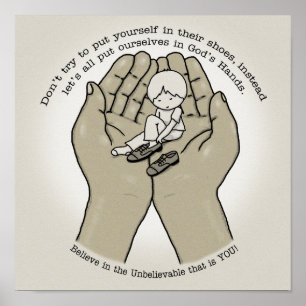 Affiches Dans les mains de Dieu